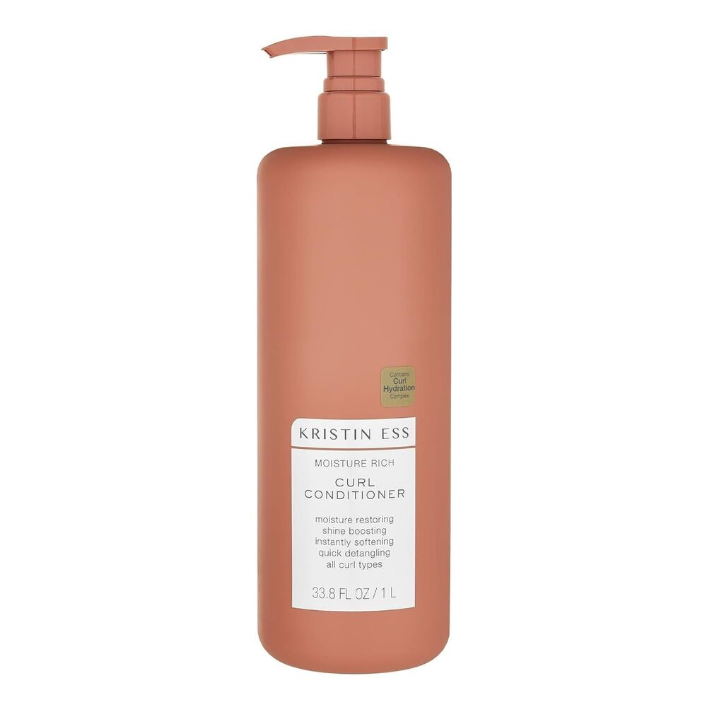 Kristin Ess Hair Moisture Rich Curl Conditioner Curly + Wavy Hair White 33.8oz